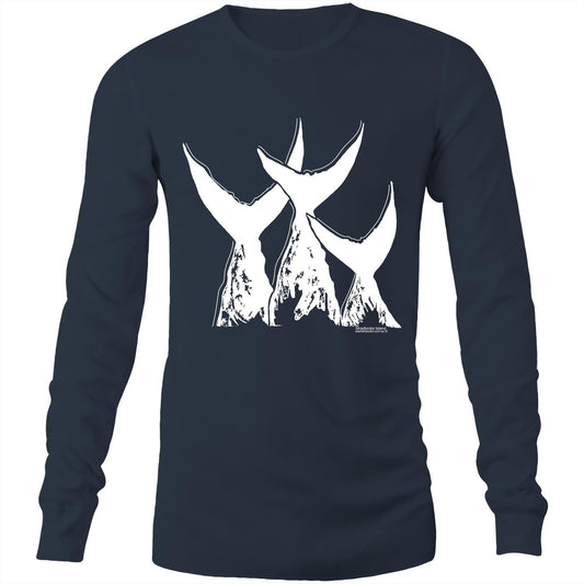 Printed to order- Unisex TAILS -  Long Sleeve T-Shirt