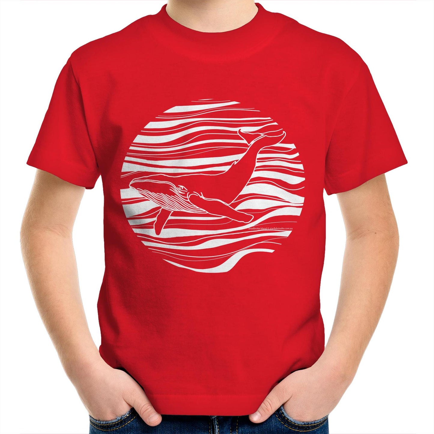 Printed to order- Kids  WHALE  T-Shirt