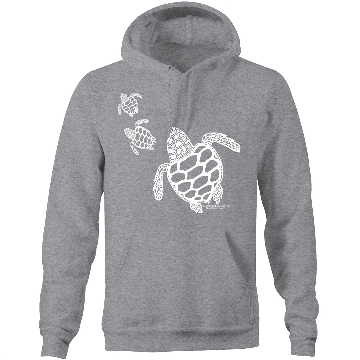 Printed to order- Unisex TURTLES - Hoodie with Pocket