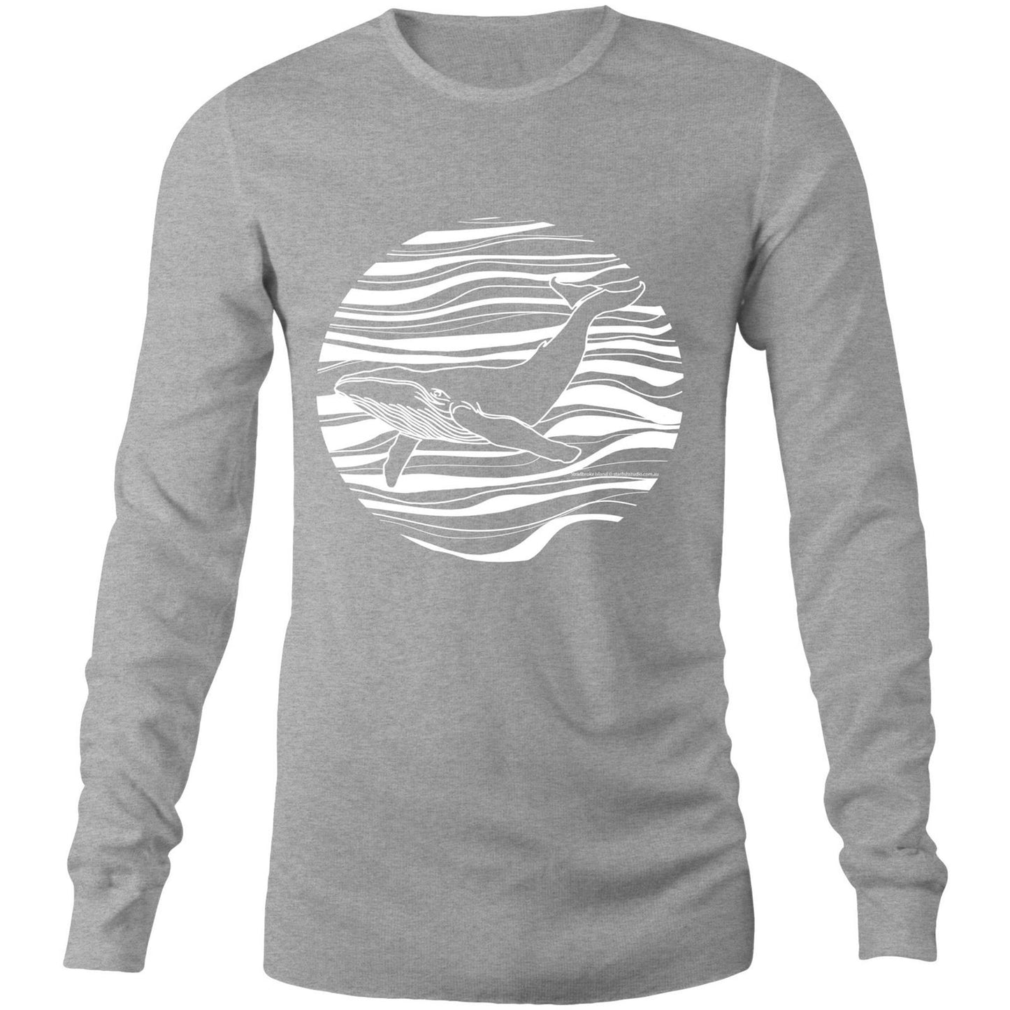 Printed to order- Unisex WHALE -  Long Sleeve T-Shirt