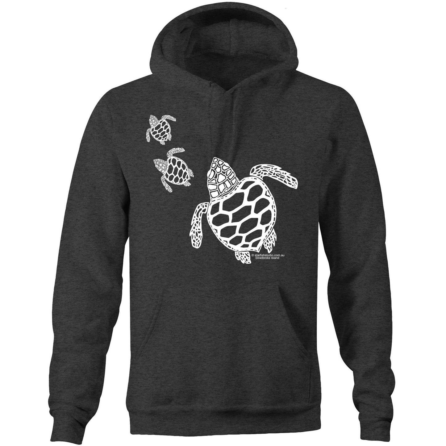 Printed to order- Unisex TURTLES - Hoodie with Pocket