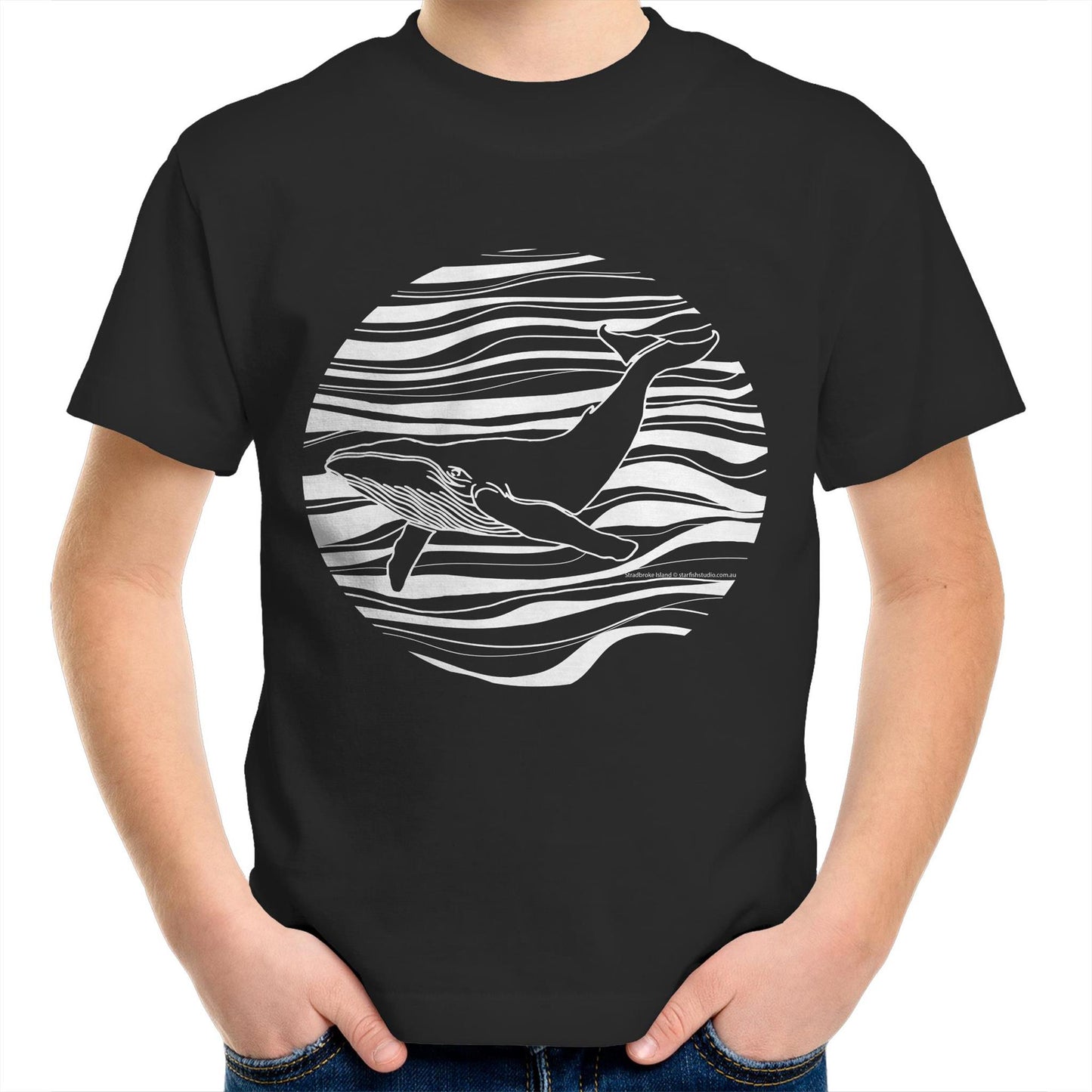 Printed to order- Kids  WHALE  T-Shirt