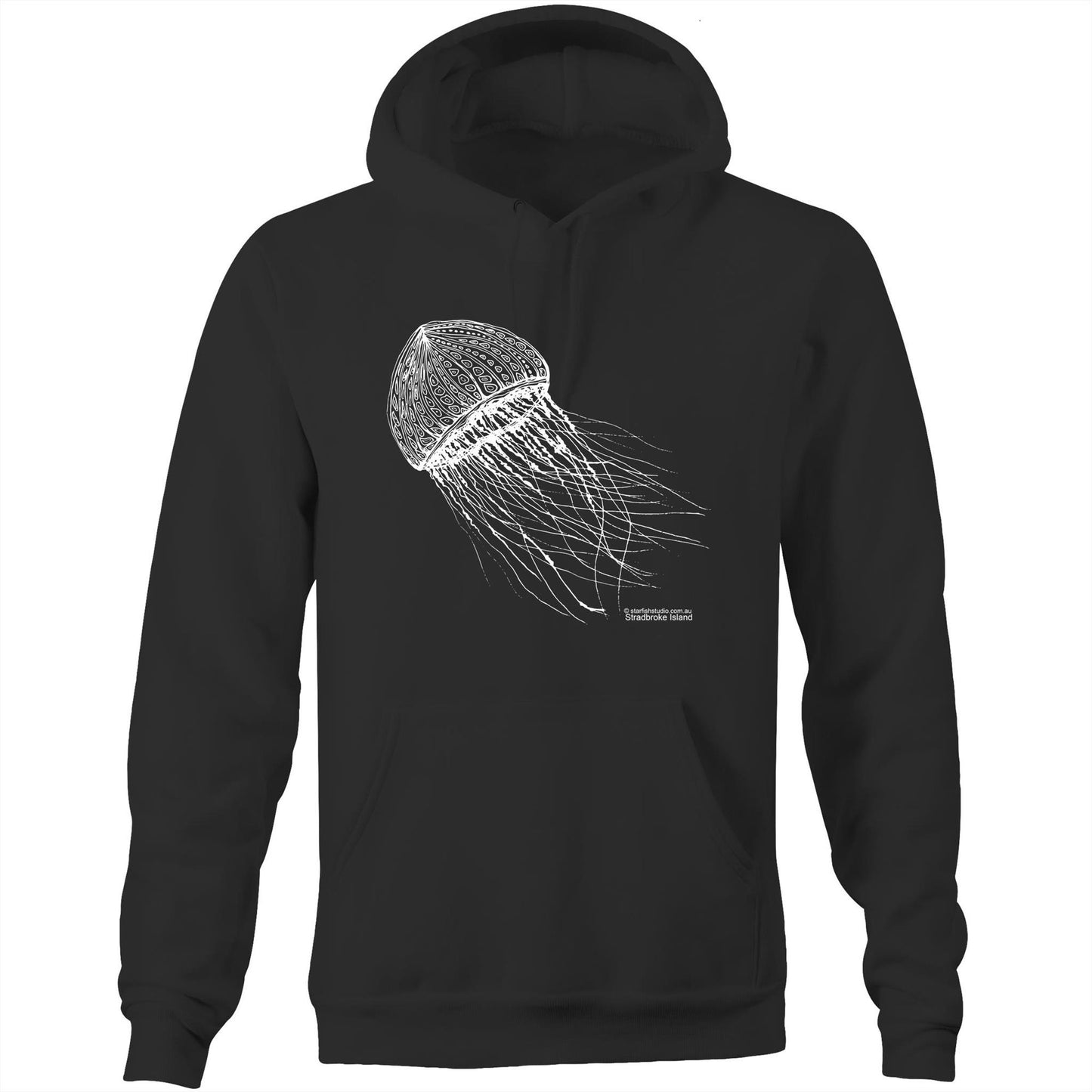 Printed to order- Unisex JELLYFISH - Hoodie with Pocket