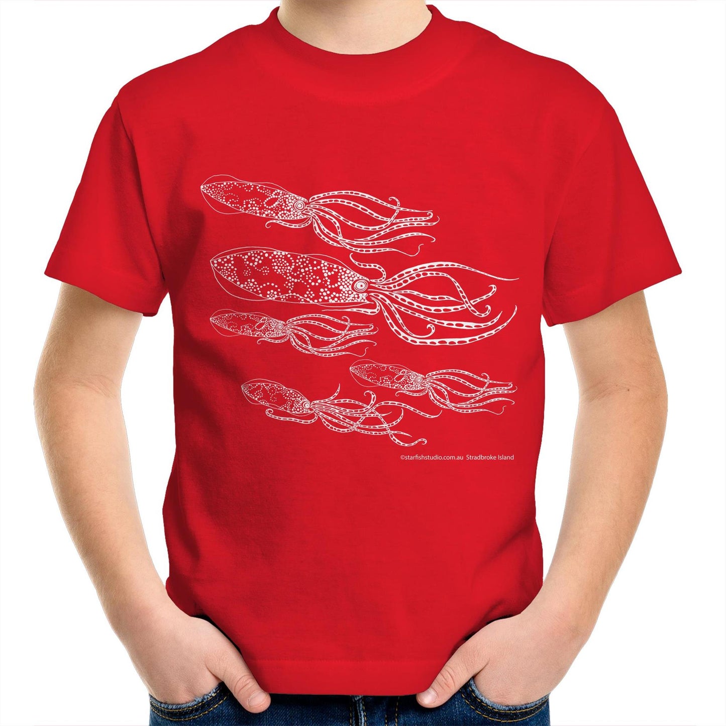 Printed to order- Kids  SQUID  T-Shirt